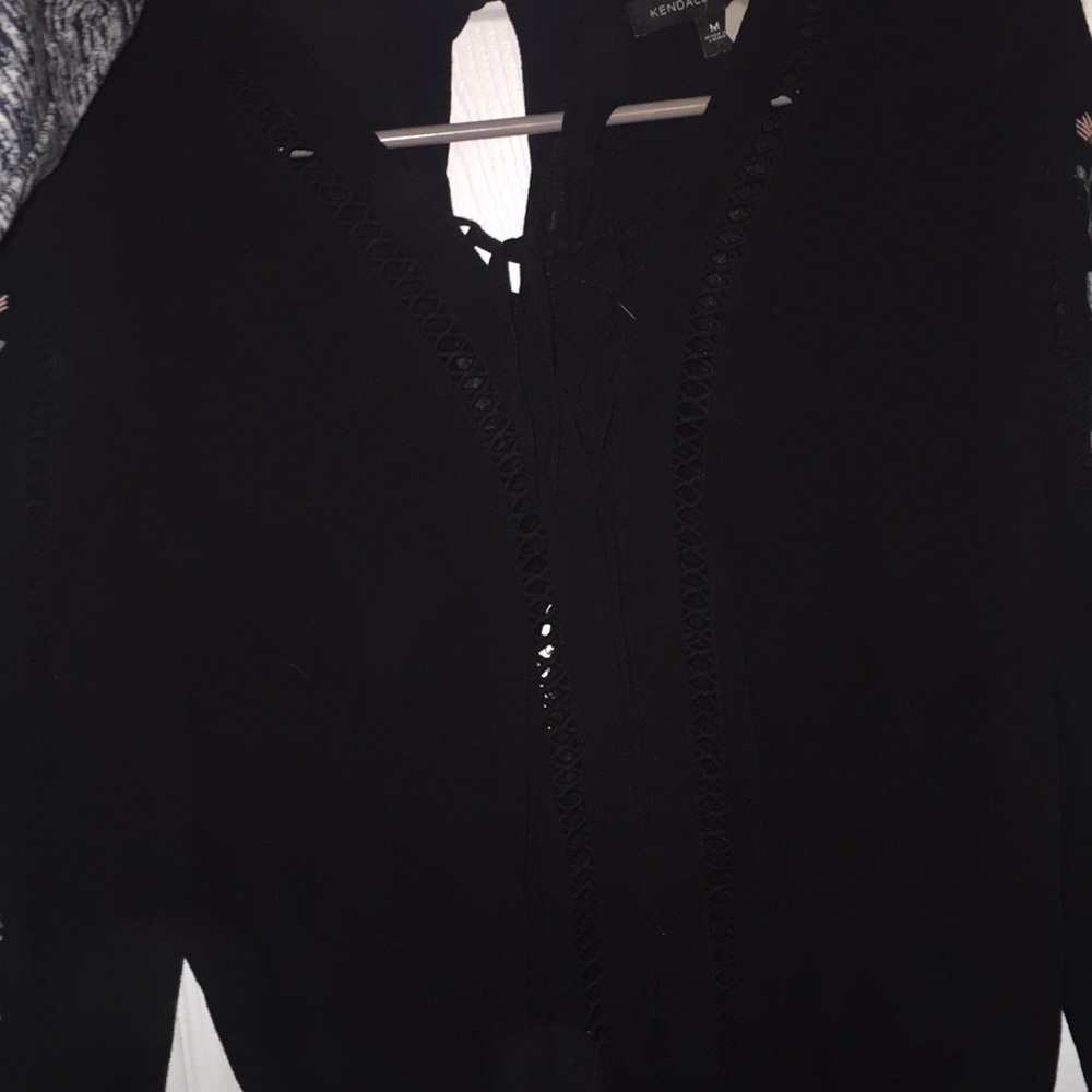 Black detailed romper from Pacsun!